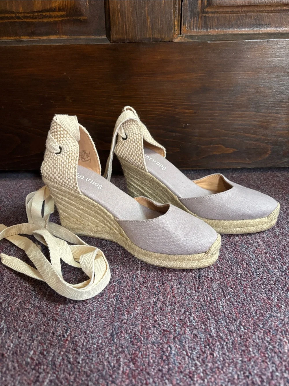 Soludos Lace-Up Wedges